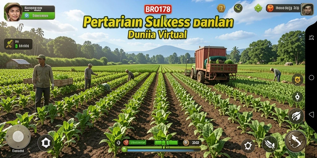Gameplay seru di BRO178 dengan pertanian yang interaktif.