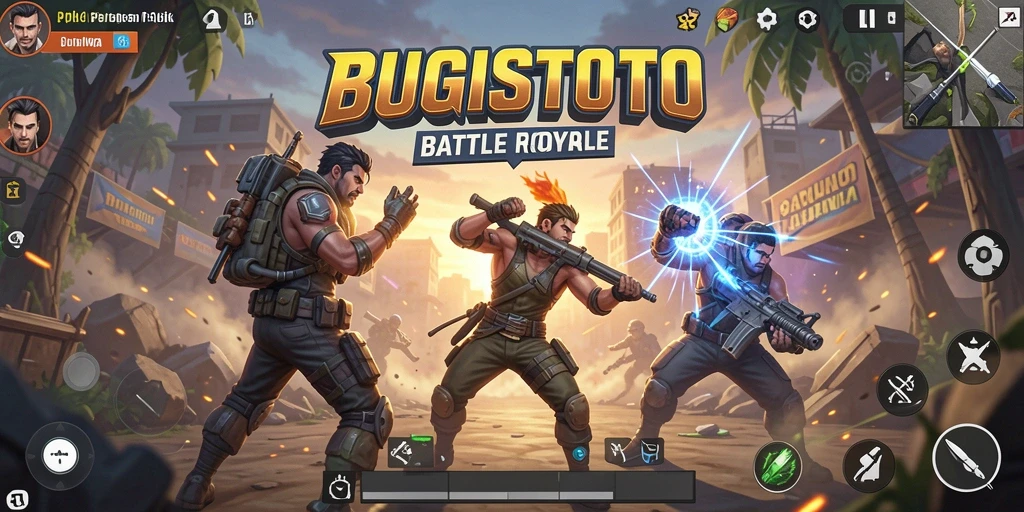 Gameplay seru dalam <strong>BUGISTOTO</strong> saat pertempuran sengit sedang berlangsung.