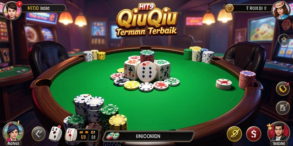 Tampilan gameplay seru di HIT9 saat bermain QiuQiu.