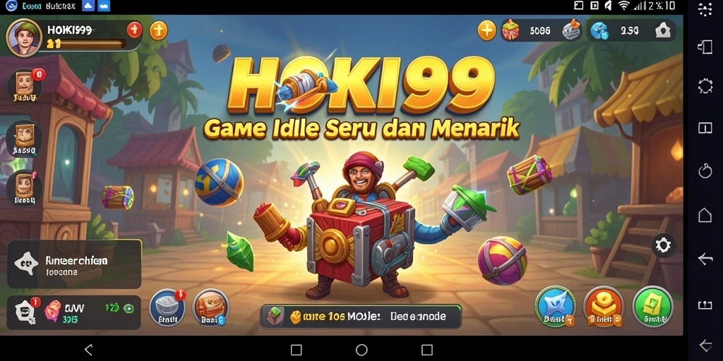 Tampilan gameplay menakjubkan di HOKI99 dengan mekanisme Idle yang halus.
