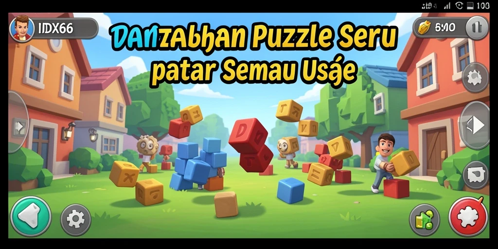 Tangkapan layar gameplay IDX66 menunjukkan tantangan puzzle yang menarik.
