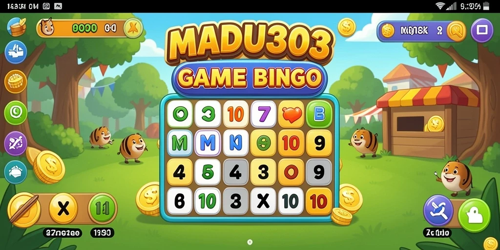 Tangkapan layar gameplay seru Bingo di MADU303.