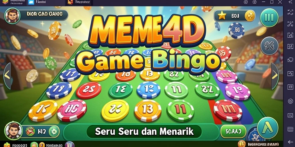 Gameplay menarik dari MEME4D yang menampilkan suasana Bingo yang seru.