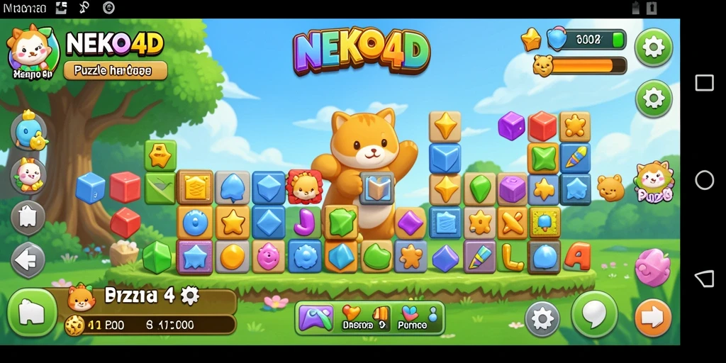 Tampilan gameplay NEKO4D yang menantang dan seru.