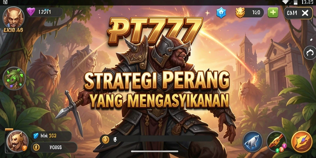 Gameplay PT777 menunjukkan pertempuran strategi yang intens dan menarik.