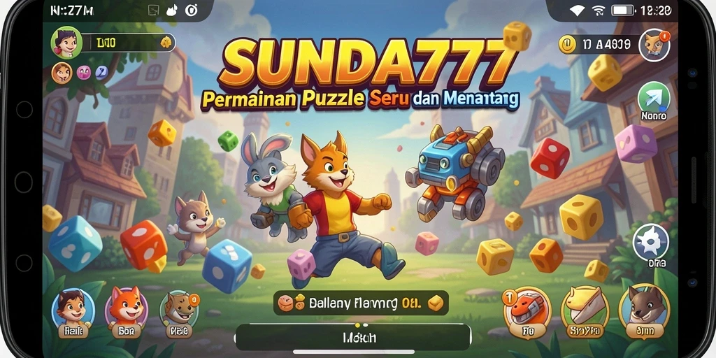 Tampilan gameplay SUNDA777 dengan teka-teki menantang yang seru.