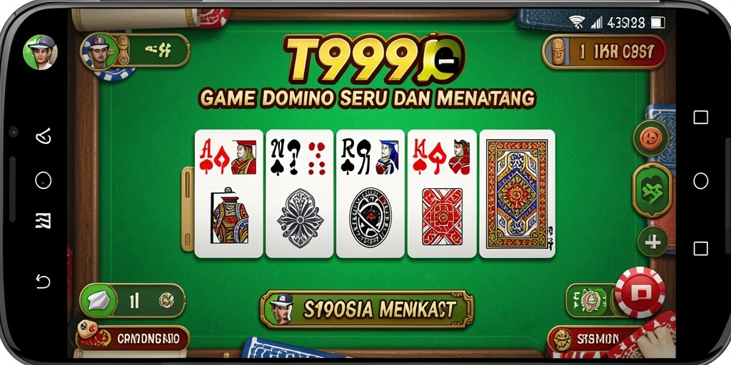 Screenshot menunjukkan gameplay seru dalam T9999 dengan grafis yang menarik.